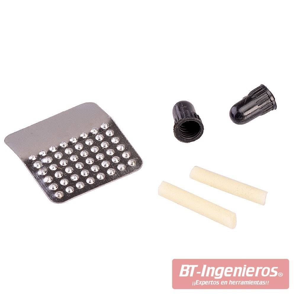 Kit reparación de pinchazos para bicicleta