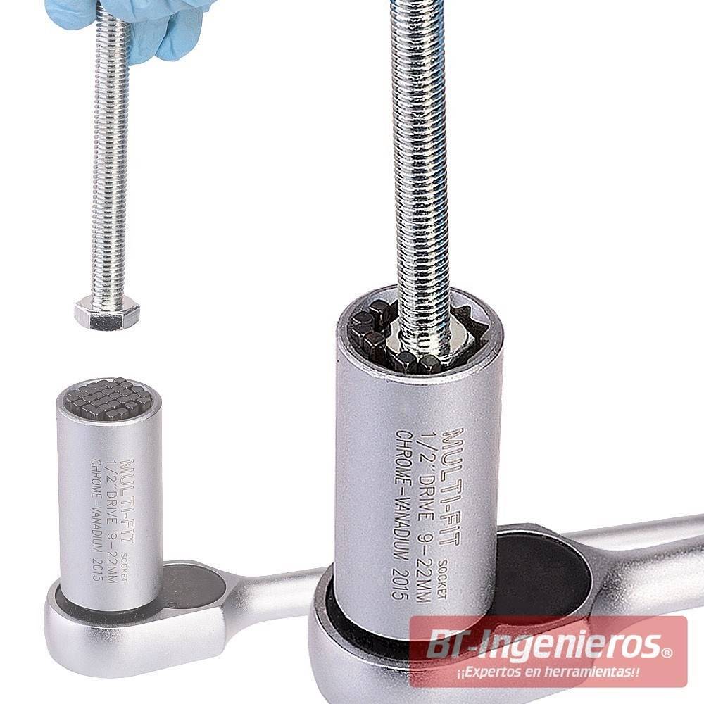 repentino Polinizador pastel Llave de vaso universal para tuercas y tornillos de 9 a 21 MM. 1/2”