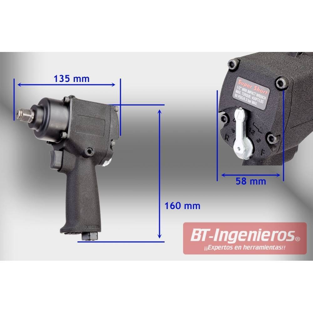 Pistola de Impacto 110v BBT 1,010 watts - Macrocity