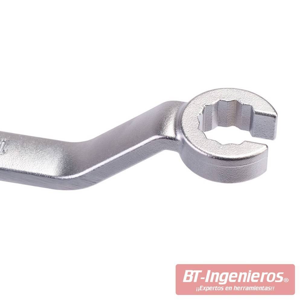 Llave para tubos de inyección. Extremos en 45º