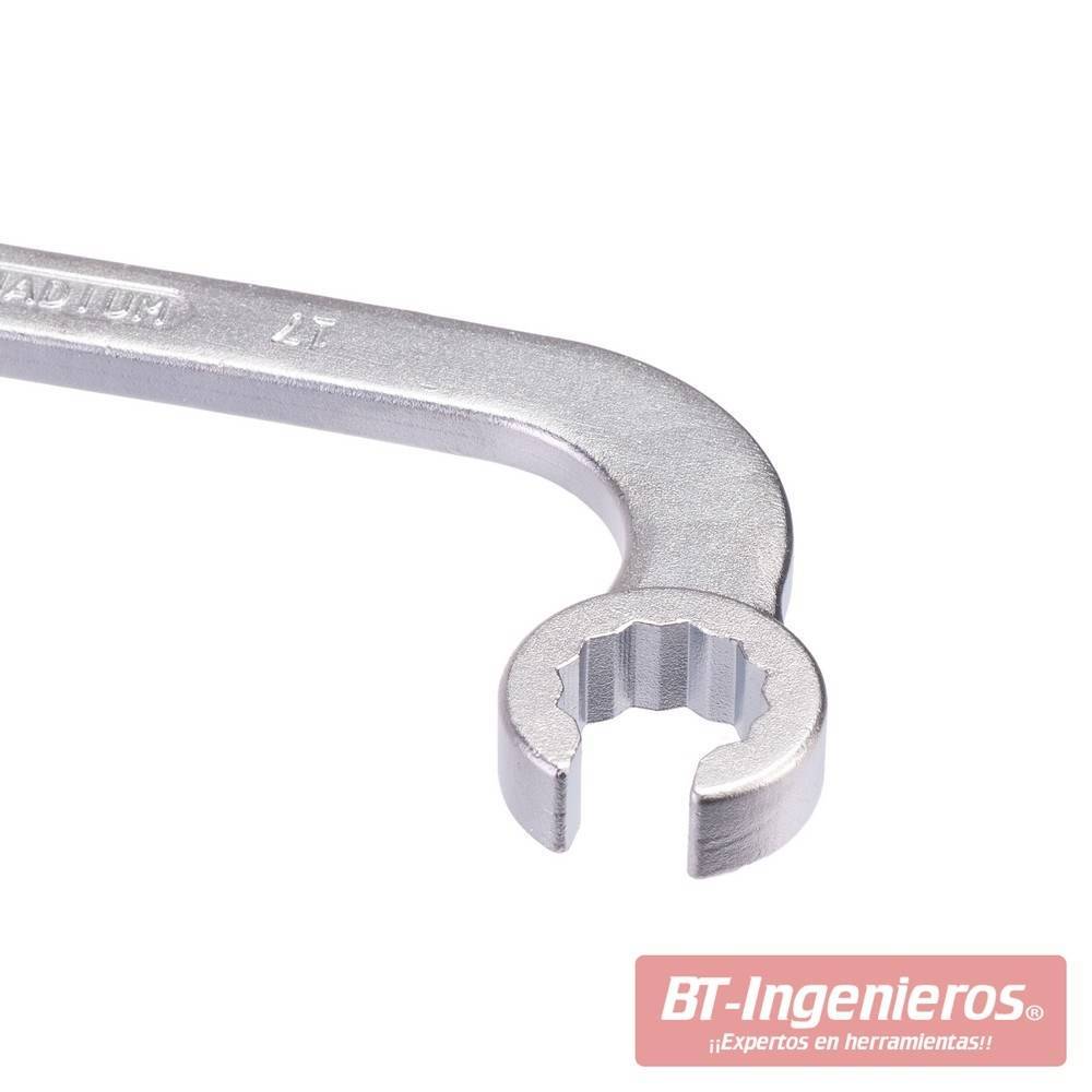 Llave para tubos de inyección diesel. 17 MM