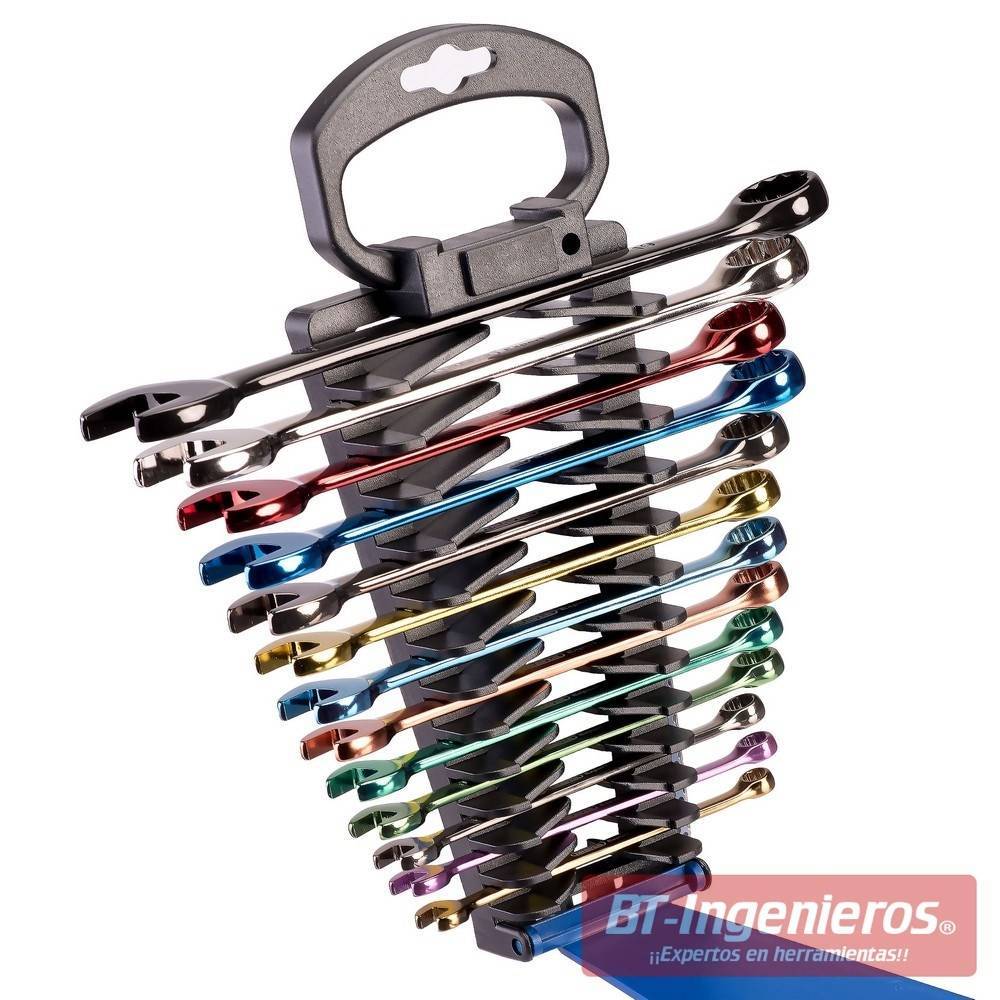 Llaves combinadas de colores Draper Expert Hi-Torq. 13 Piezas