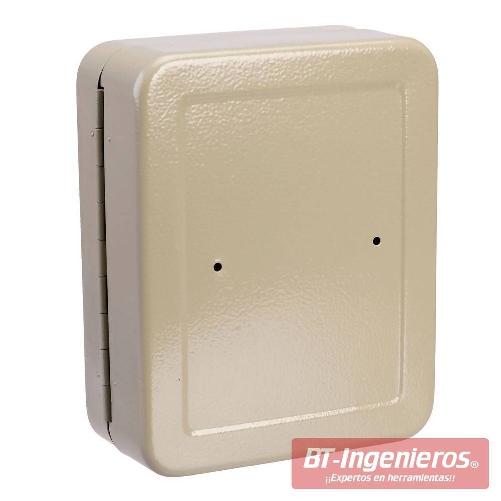 Caja de seguridad para llaves. Agujeros de fijación en pared.