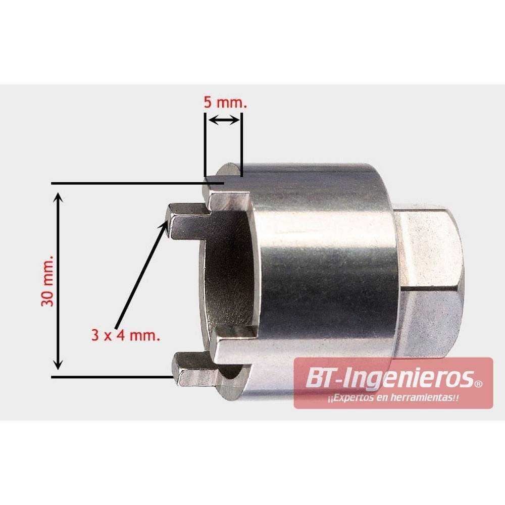 Llave almenada para tuerca de basculante Aprilia RS 125