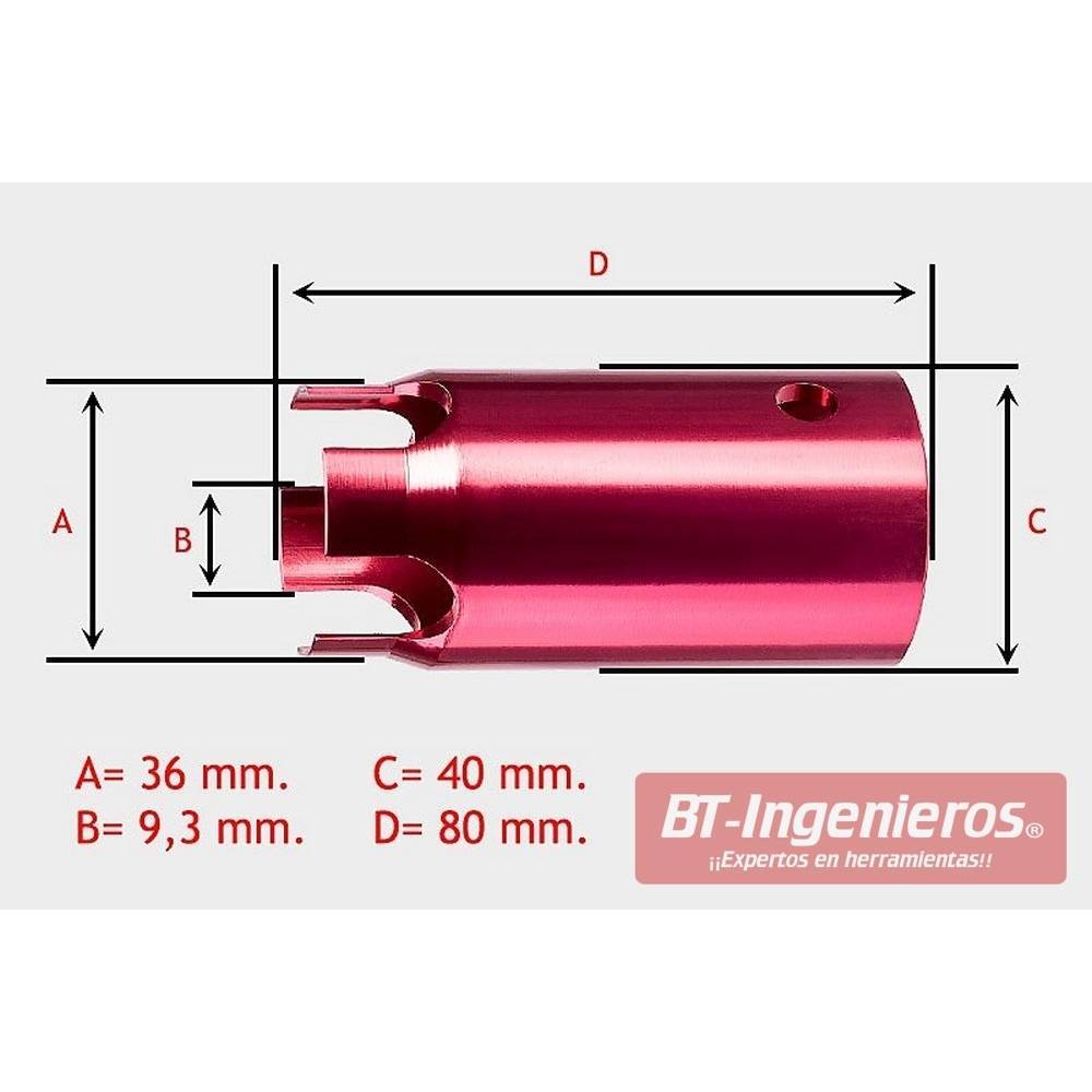 Llave para extraer e instalar interruptores de encendido Mercedes Benz