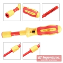 Diferentes partes del destornillador dinamometrico.