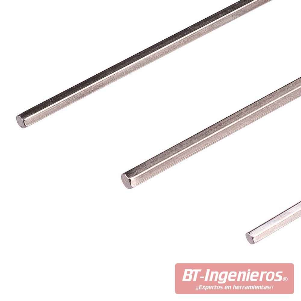 Destornilladores allen de 1.5 a 4.5 mm.