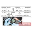 Tabla de lectura para diagnosis de calentadores.